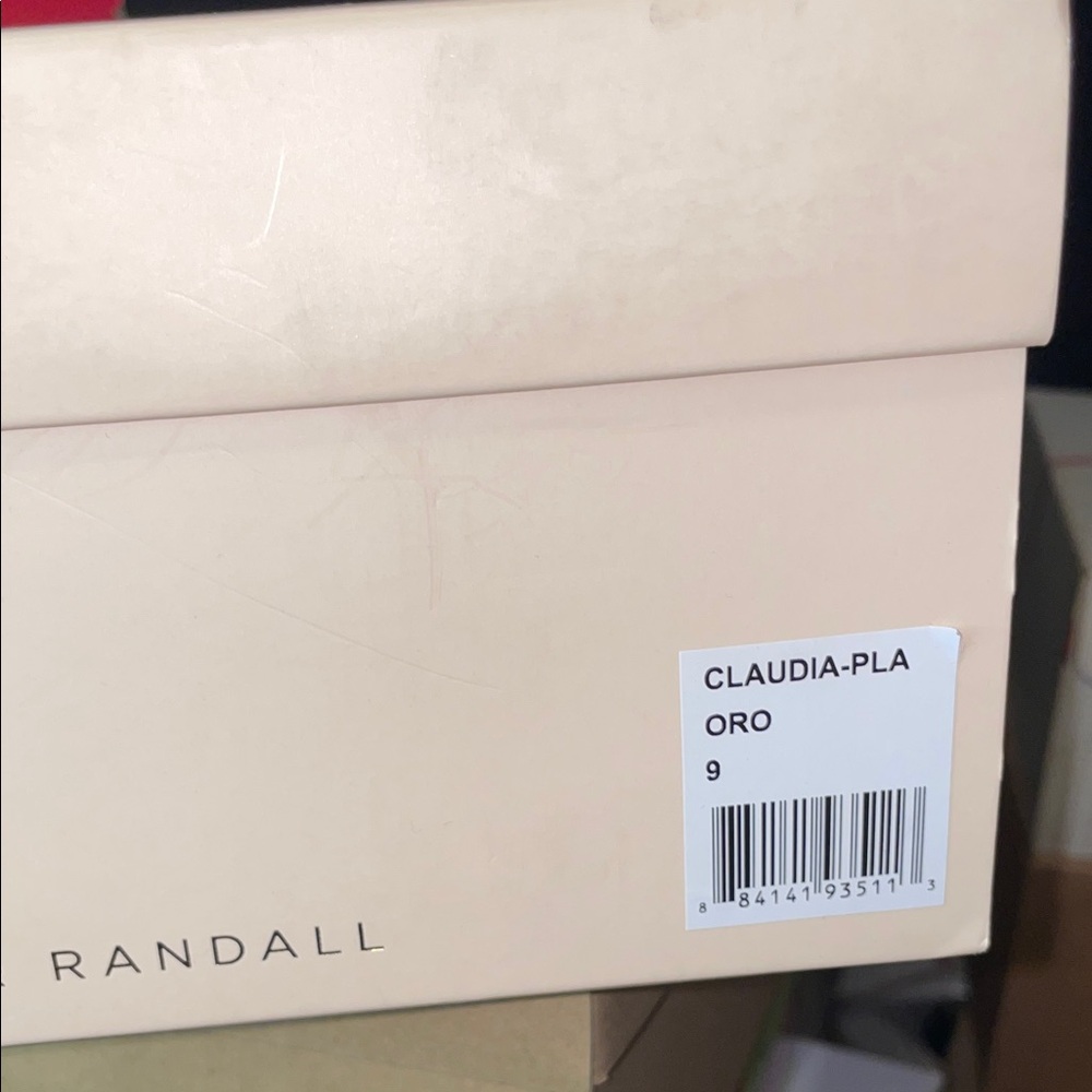 Loeffler Randall Claudia Gold Bow Mules-New-Size 9 - Picture 8 of 8